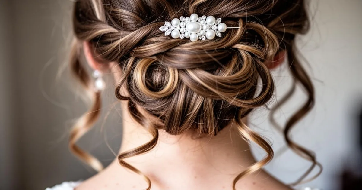 Le guide ultime des coiffures de mariage : 12 chignons avec boucles pour un style chic et naturel – image 3