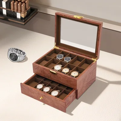 Boîte à montres 20 compartiments, deux niveaux – image 3