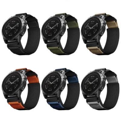 Bracelet de montre tressé en nylon, boucle rapide – image 2