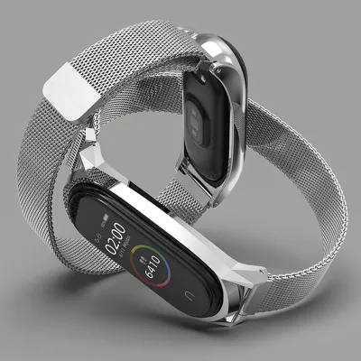 Bracelet milanais en acier inoxydable