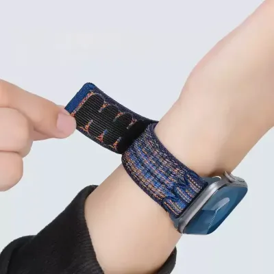 Bracelet sport en nylon pour montre connectée – image 3