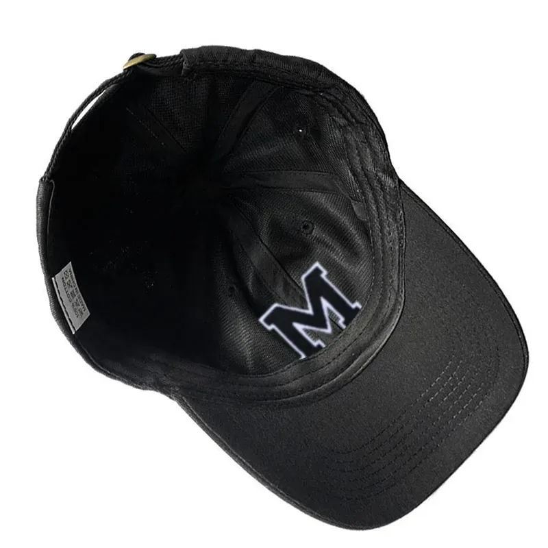 Casquette de baseball brodée en coton, unisexe