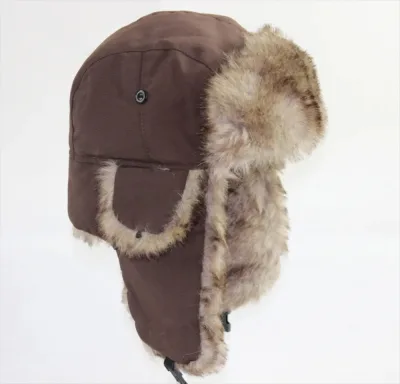 Chapeau trappeur chaud avec couvre-oreilles – image 3
