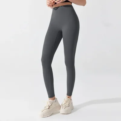 Legging taille haute extensible, jambes fines