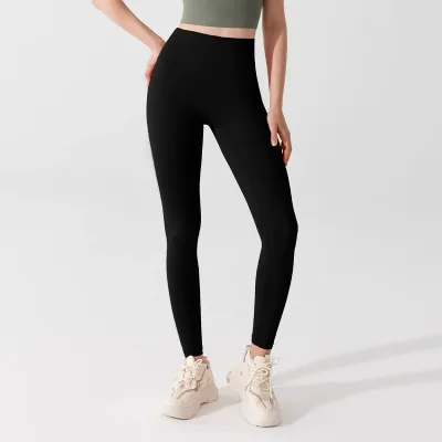 Legging taille haute extensible, jambes fines – image 2