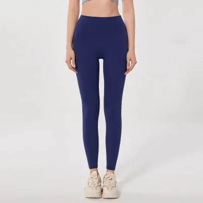 Legging taille haute extensible, jambes fines – image 3