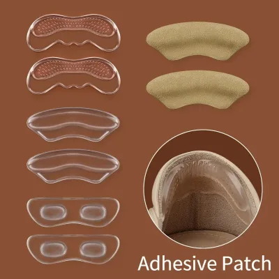 Patchs de talon en silicone transparents