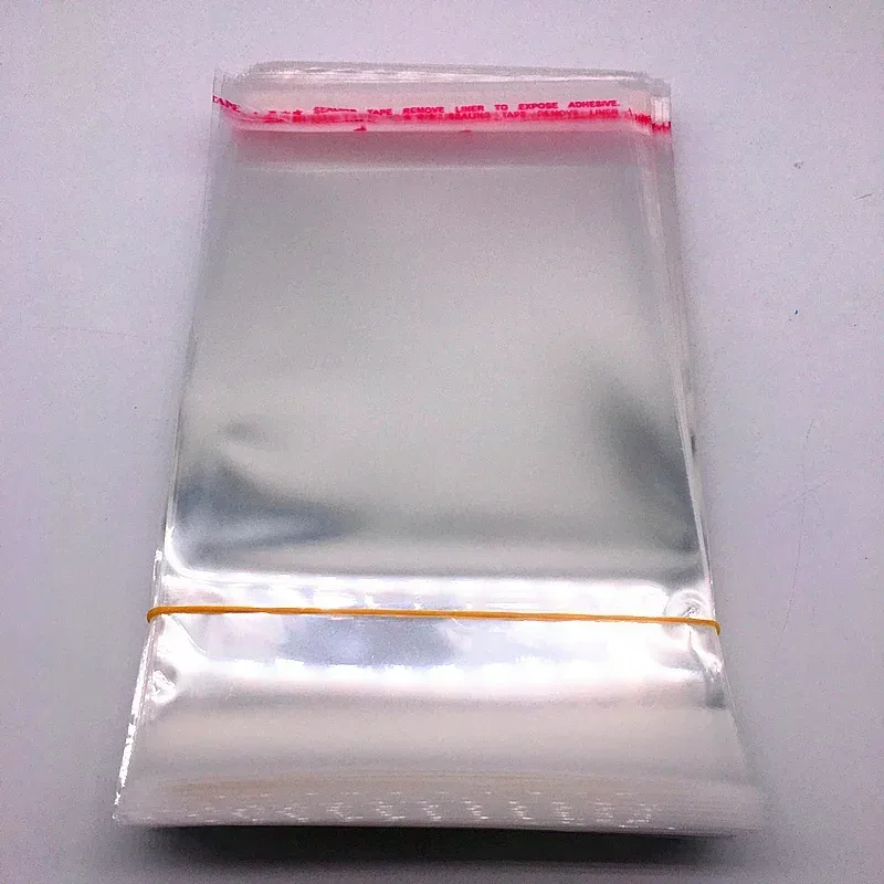 Sachets plastique transparents refermables