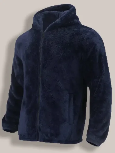 Veste à capuche en molleton pour homme – image 2