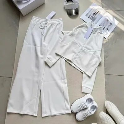 Veste de sport femme en coton à fermeture éclair – image 3